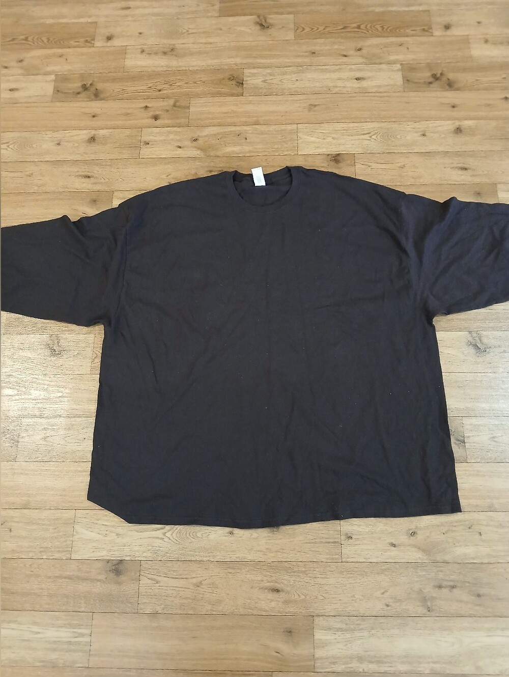 Brown Gilden Classic Brown Men's Crew Neck Longsleeve Tee